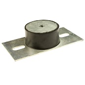 Rectangular Flanged Rubber Mounts